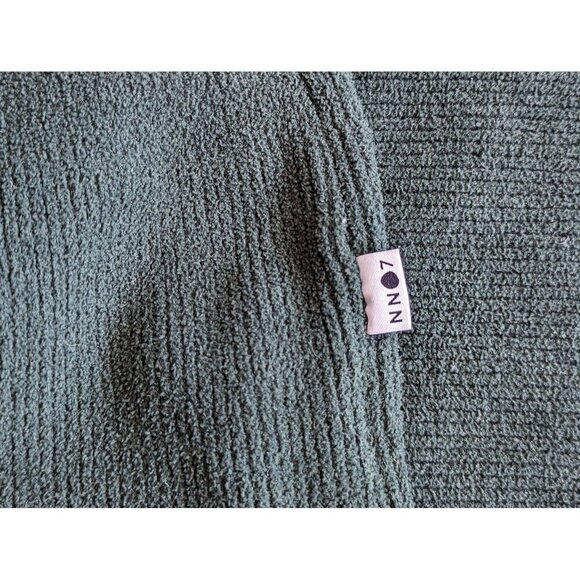 NNo7 Men's Pullover Sweater Danny Mock Neck 6421 Dark Green Large - Picture 5 of 8